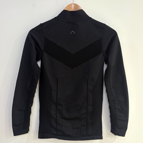 Varley Poinsetta Full Zip Activewear Jacket Black S/M Mesh Panel Gym Athleisure - Picture 6 of 11